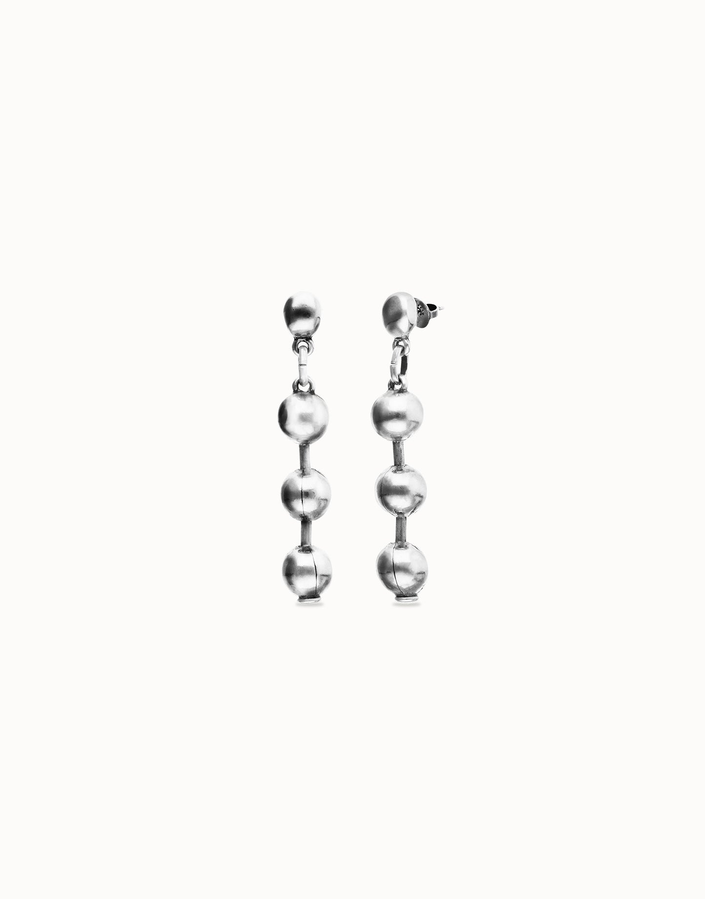 Unode50 Earrings BEAT Sterling Silver Plated