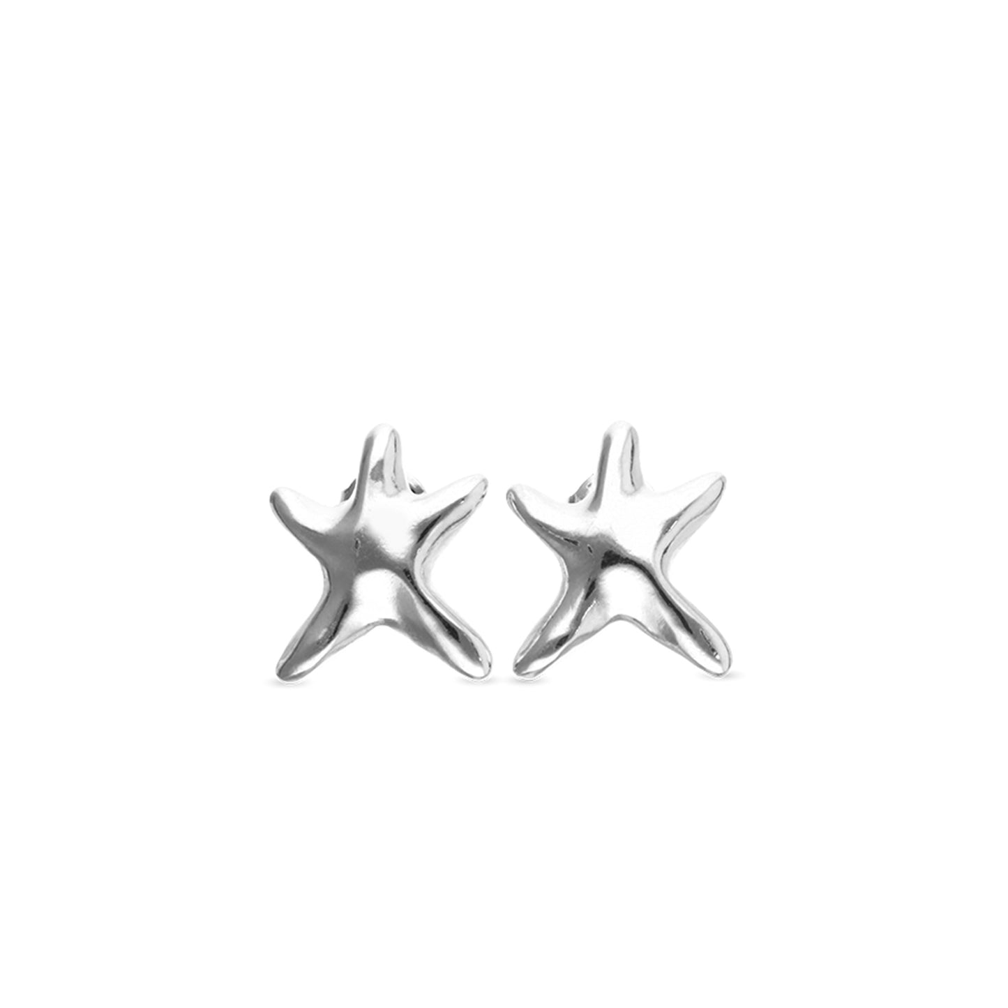 Uno de 50 Earrings STAR Arcadia SILVER POSTS