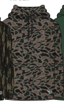 BURLEBO Hoodie Performance BENDITA CAMO Outdoor