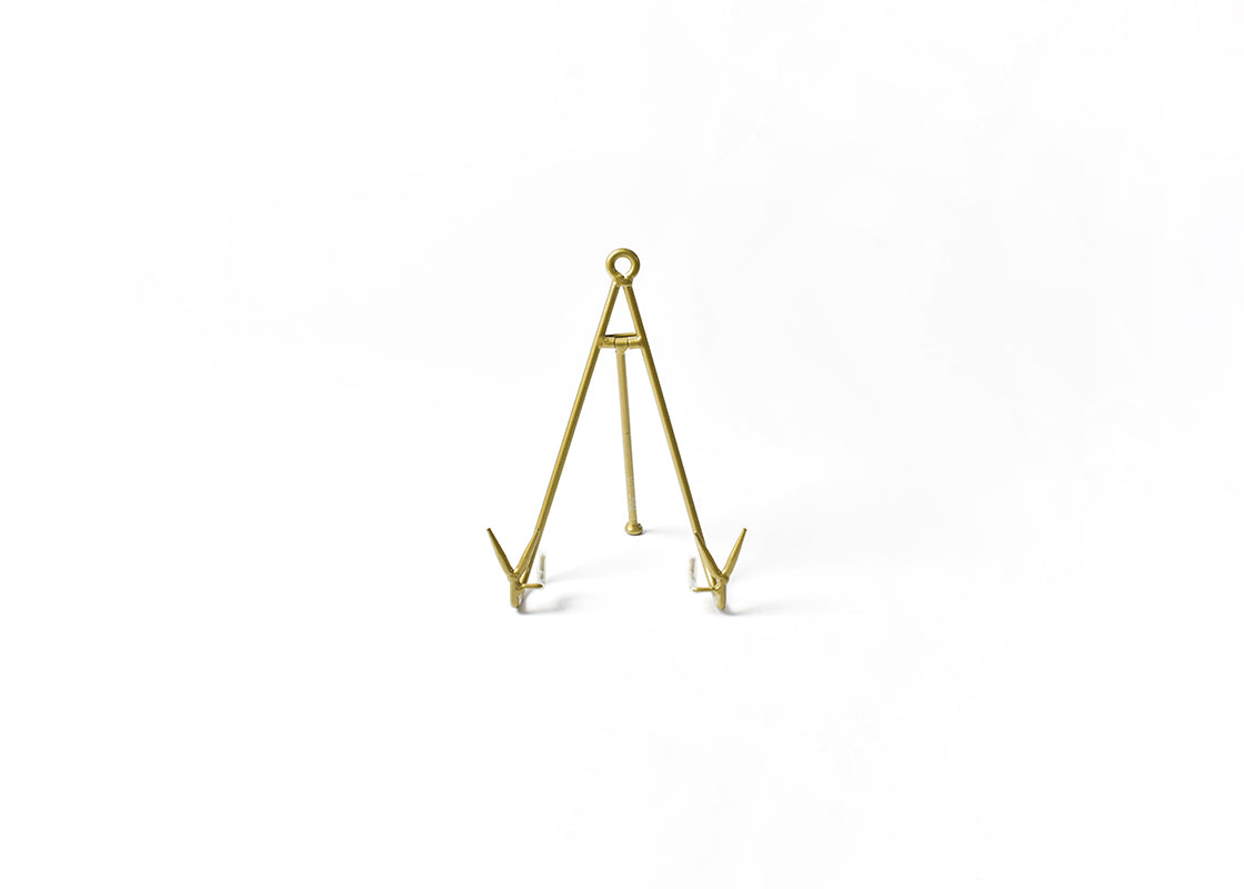 Plate Stand Flare Gold Medium