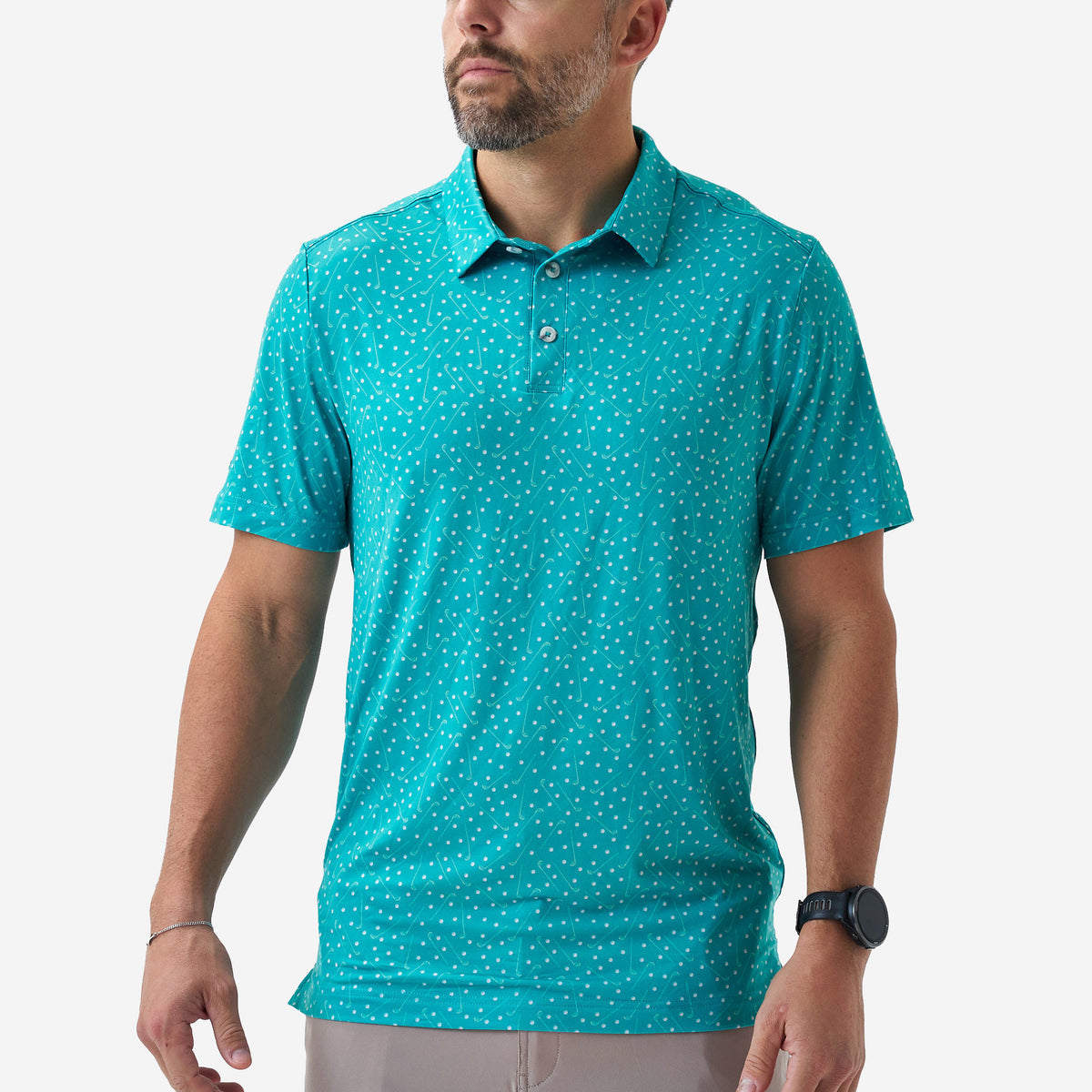 BURLEBO Polo Performance Outdoor Shirt | Multiple Patterns