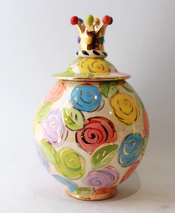 Mary Rose Young Pot Round Lidded | Multiple Patterns