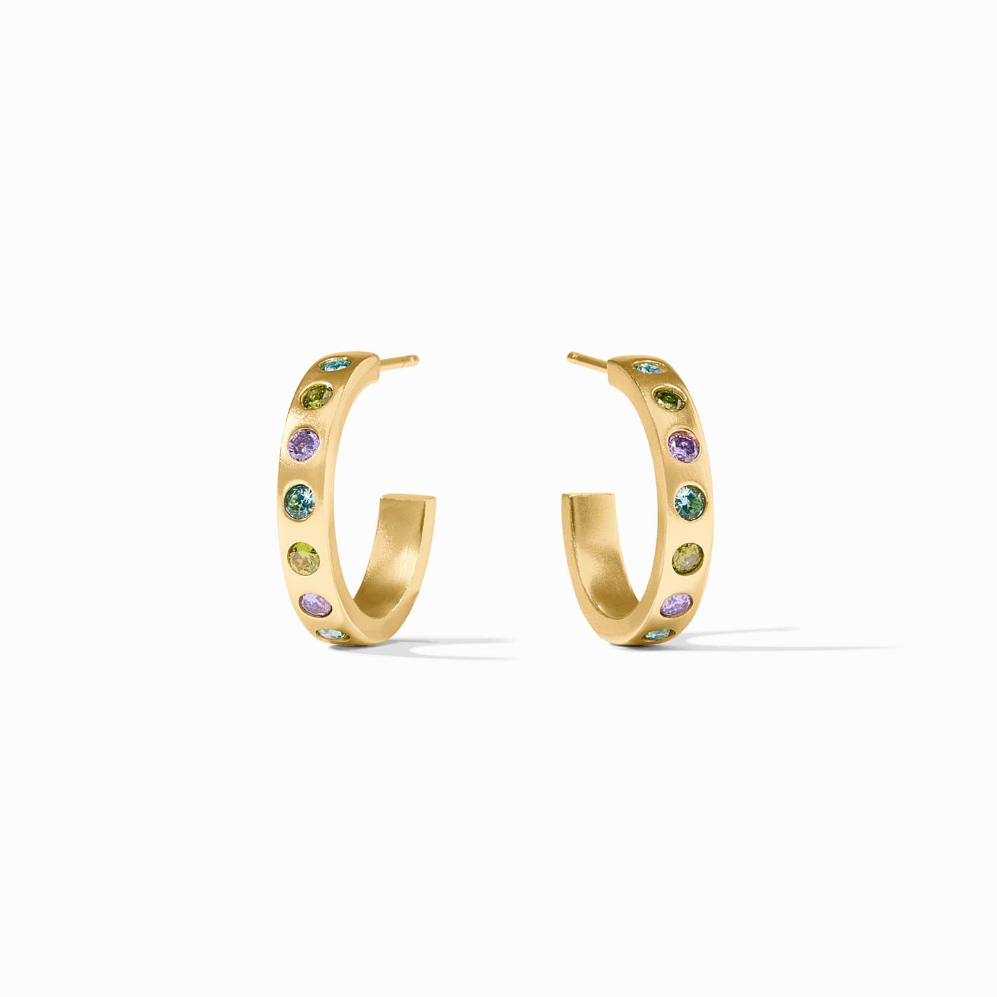 Rainbow Hoop Earring