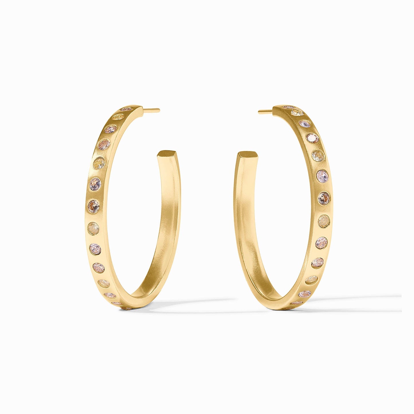 Rainbow Hoop Earring