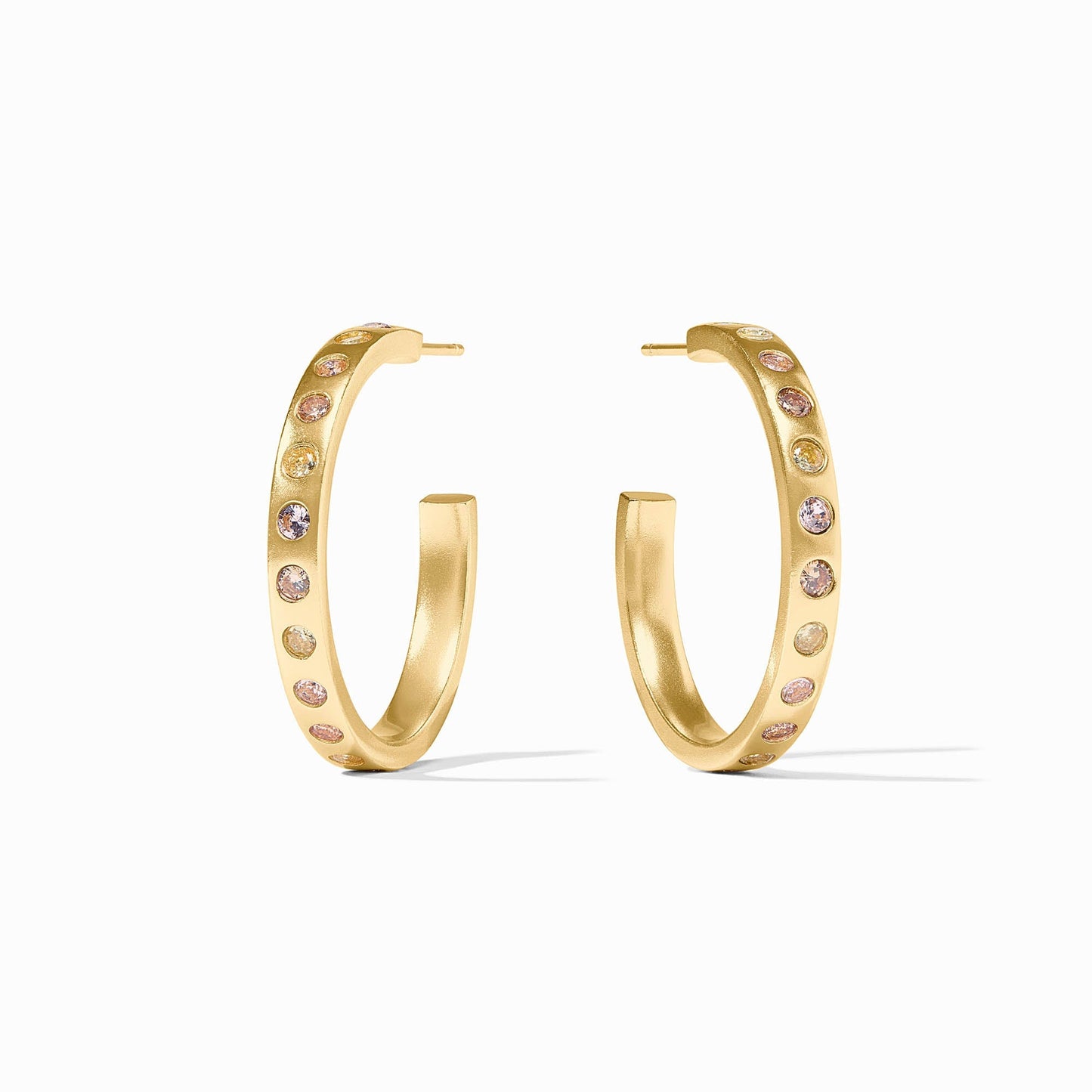 Rainbow Hoop Earring