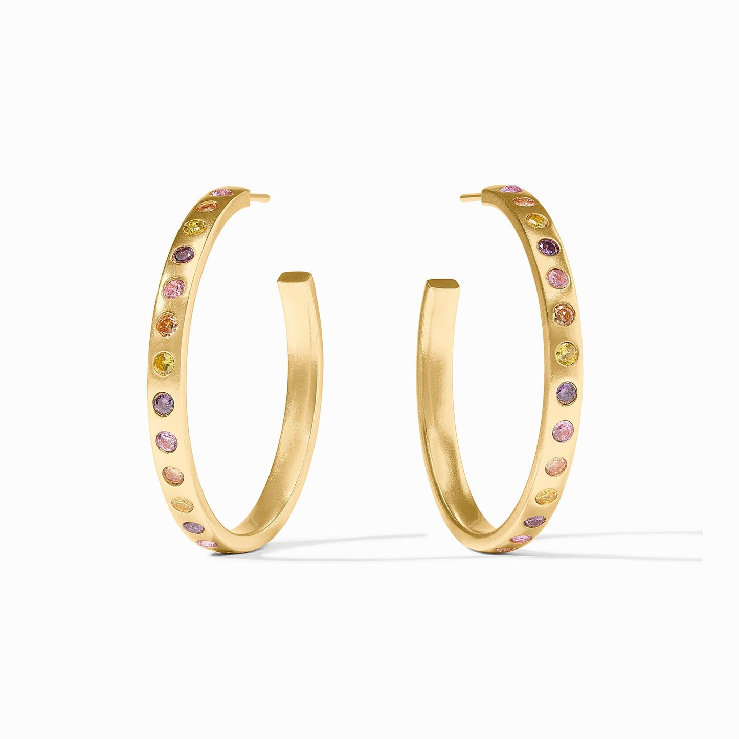 Rainbow Hoop Earring