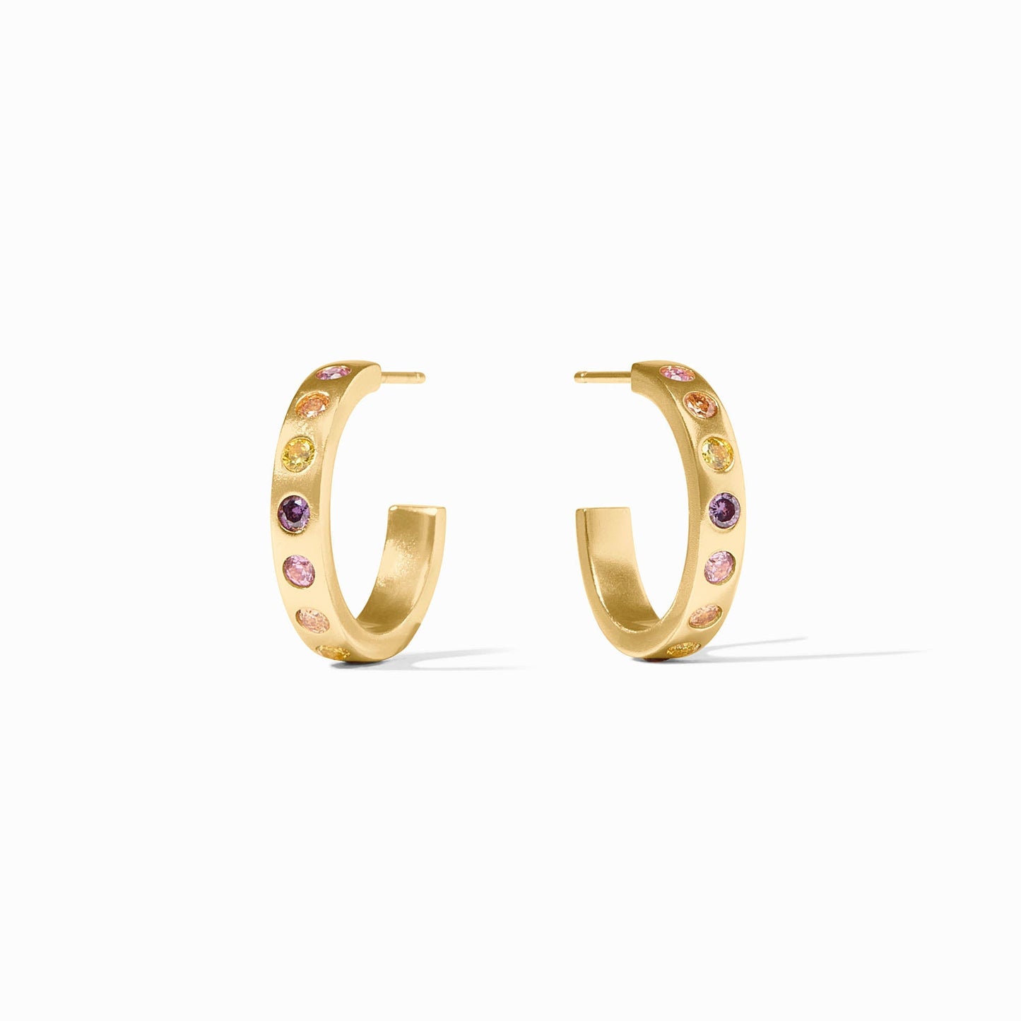 Rainbow Hoop Earring