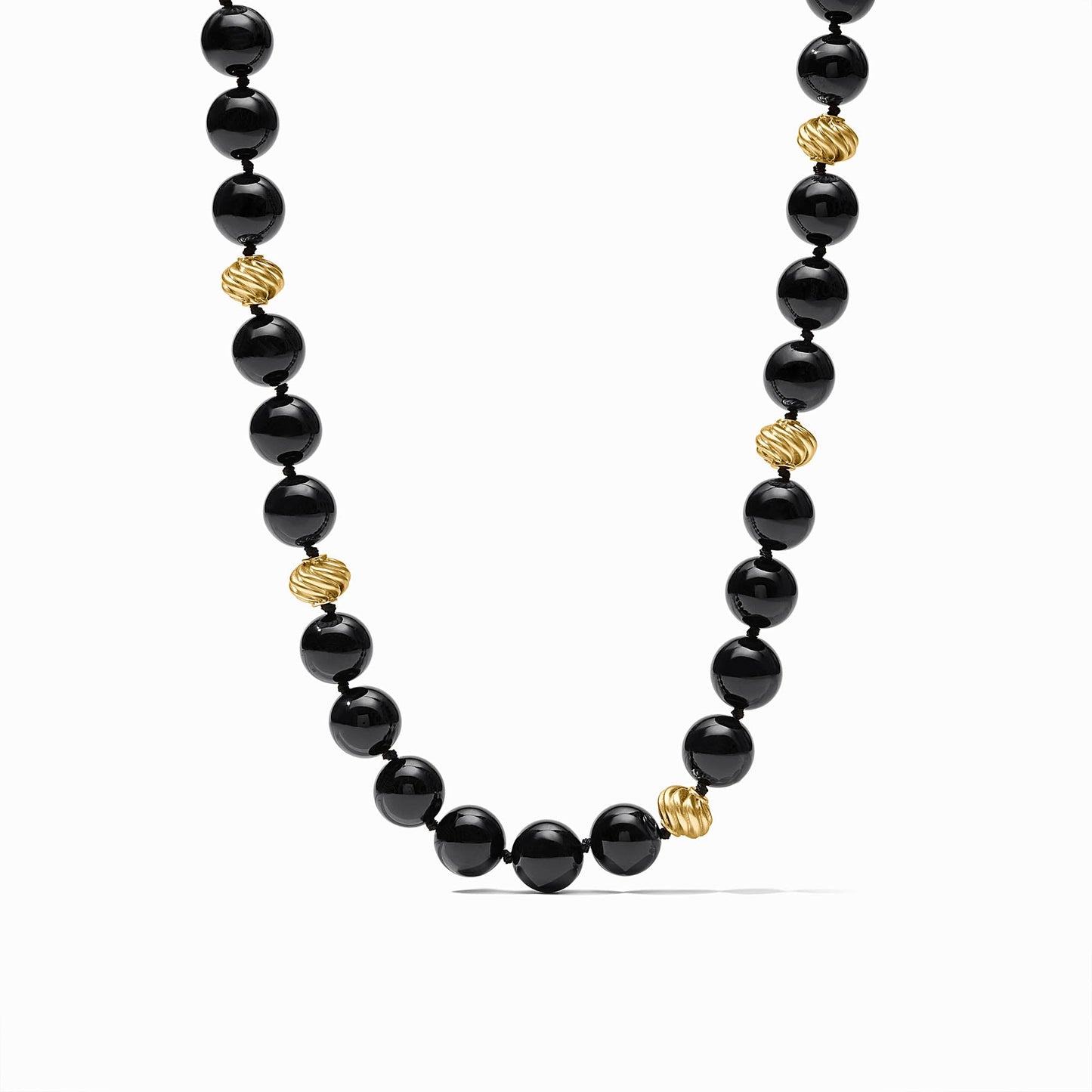 Ravello 5-in-1 Necklace-Obsidian Black Gold OS