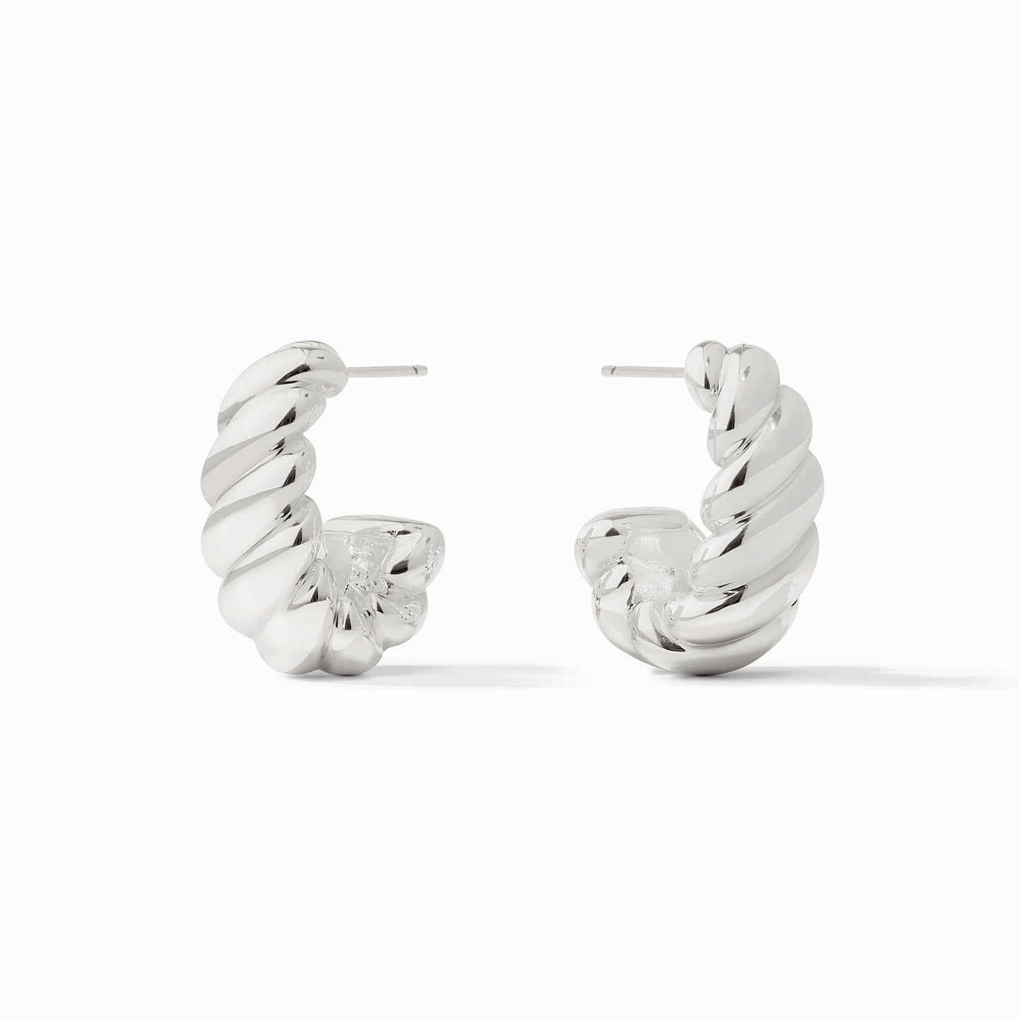 Ravello Statement Hoop Earring Silver