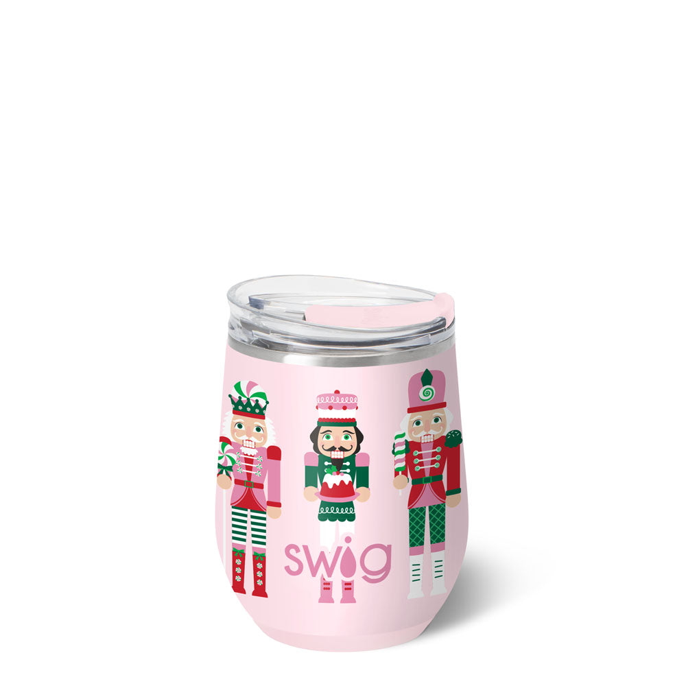 WINE CUP HOLIDAY 12OZ STEMLESS
