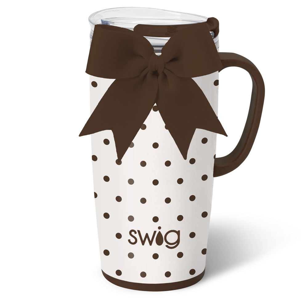 Swig Travel Mug Mocha Dots 22OZ