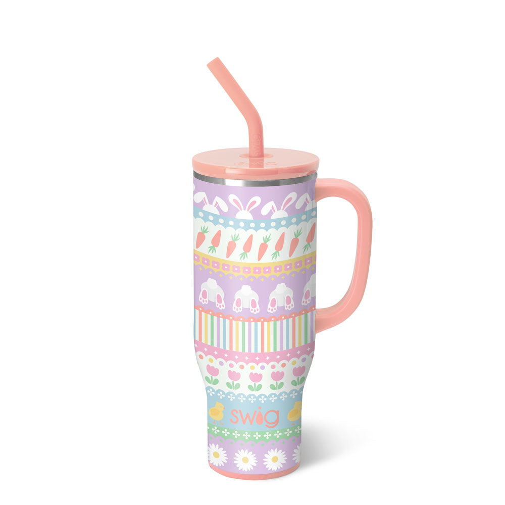 MEGA MUG HOLIDAY W/ HANDLE LID STRAW