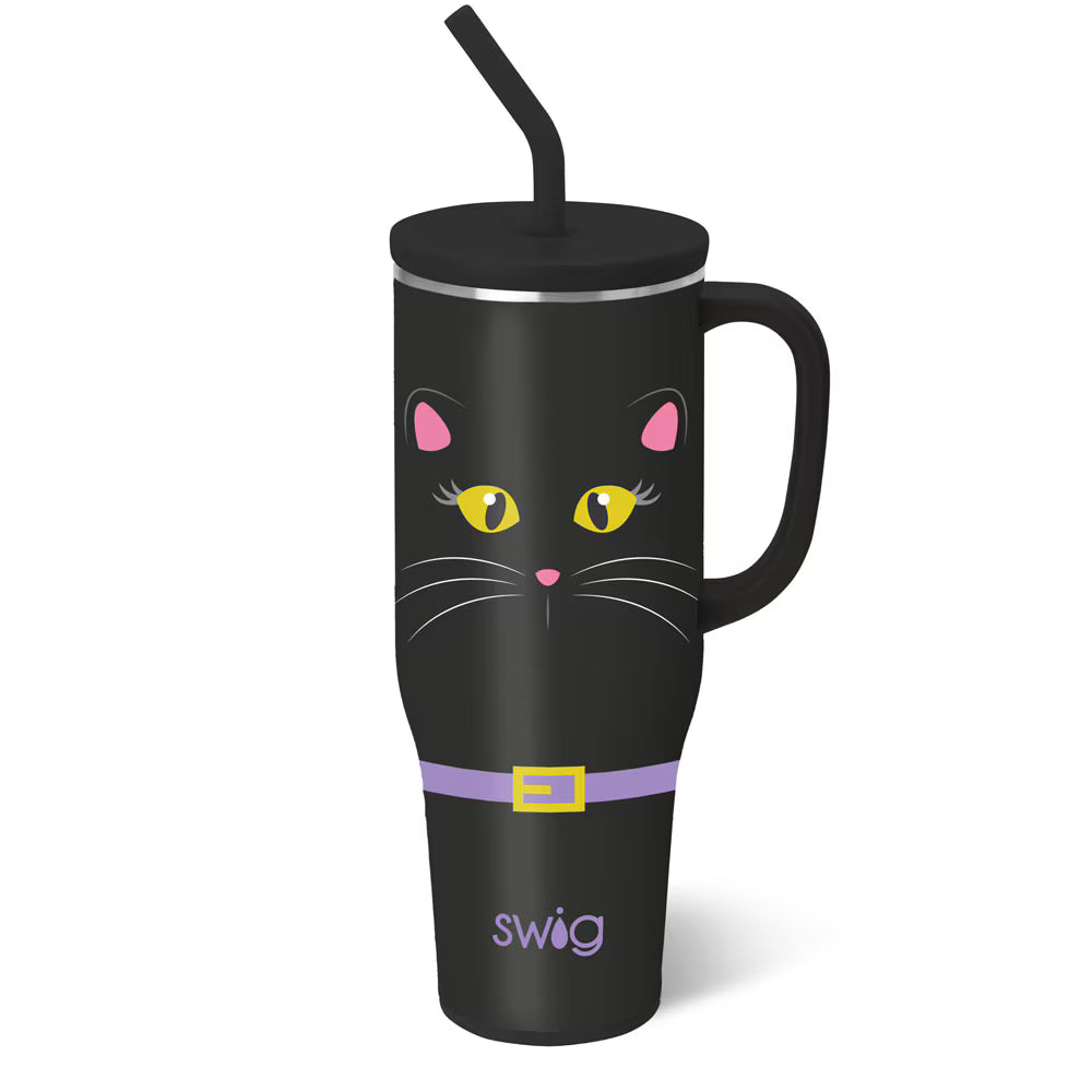 MEGA MUG W/ HANDLE LID STRAW (Multiple Patterns)