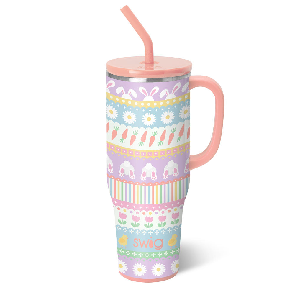 MEGA MUG HOLIDAY W/ HANDLE LID STRAW