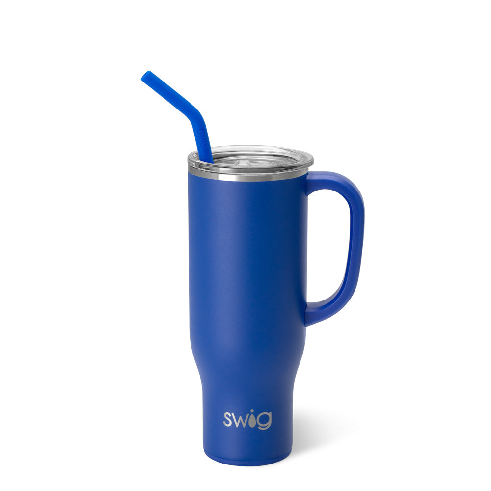 MEGA MUG W/ HANDLE LID STRAW (Multiple Patterns)
