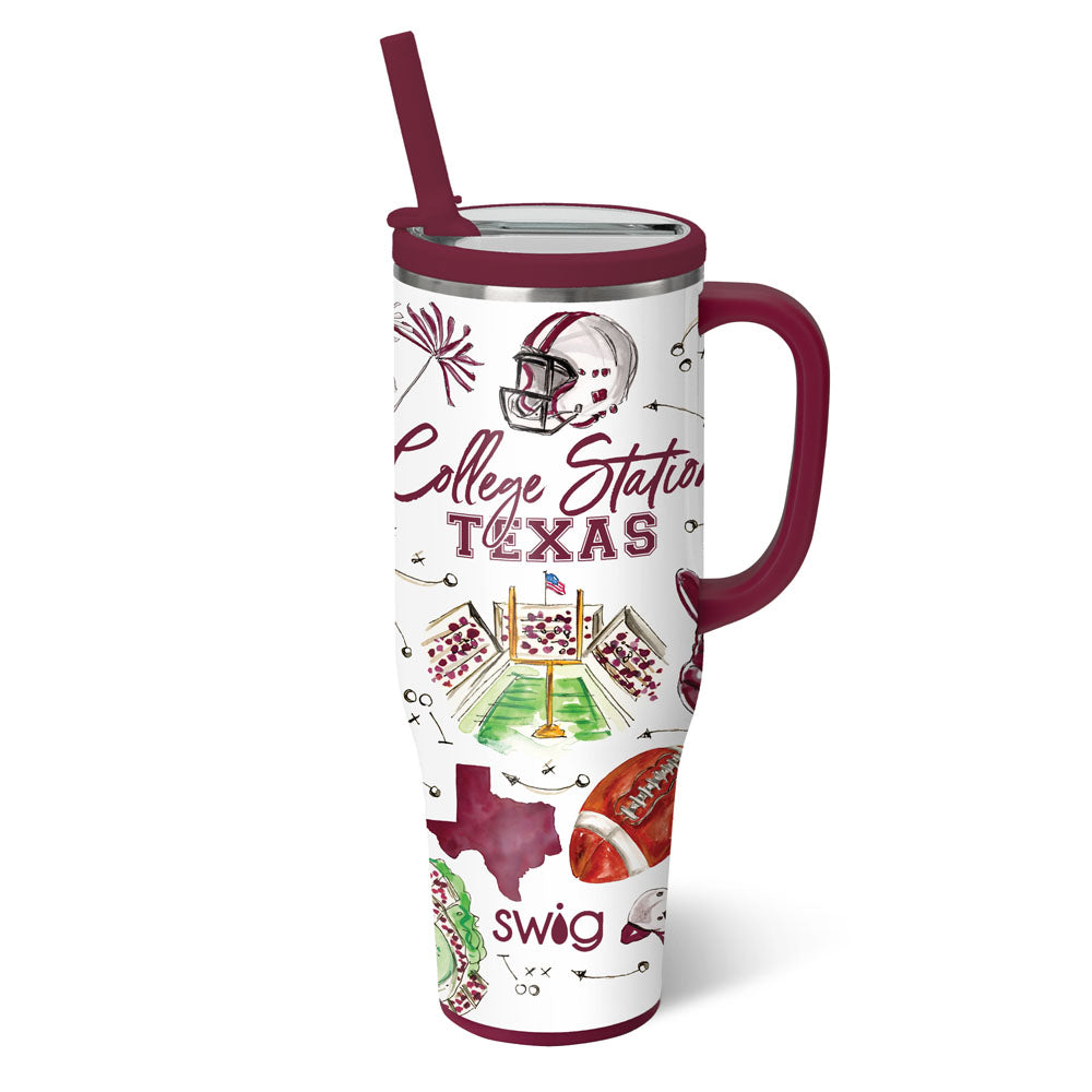 Swig Mega Mug Tailgates in College Station
