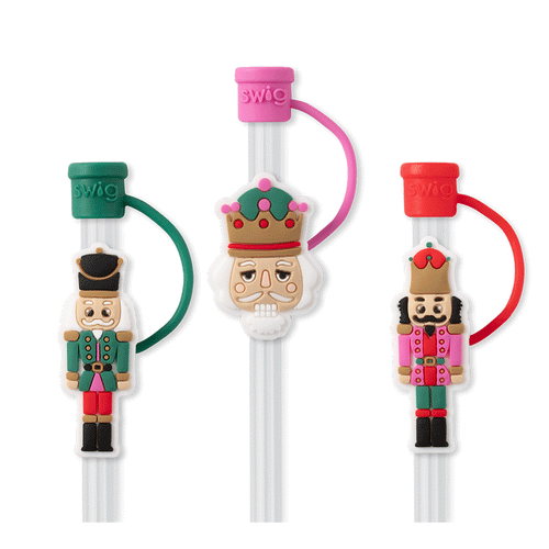 STRAW TOPPER HOLIDAY 3PC SET