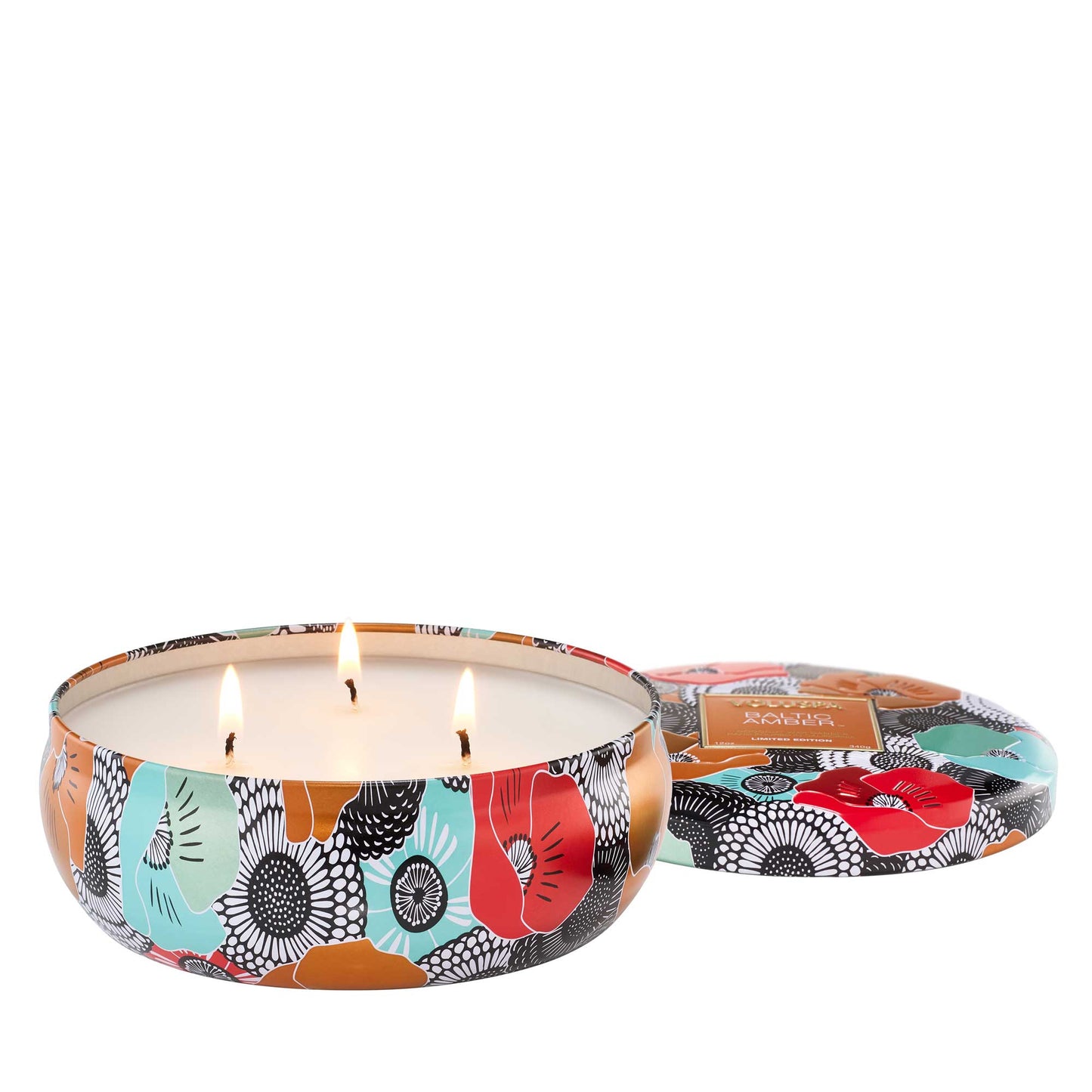 Candle Tin Baltic Amber
