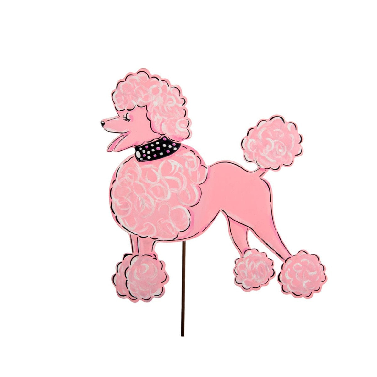 pink French poodle