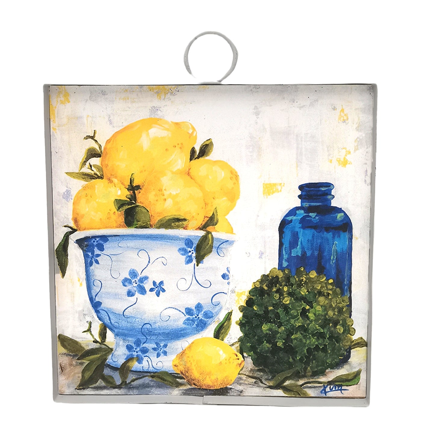 Round Top Print Mini Lemon Time