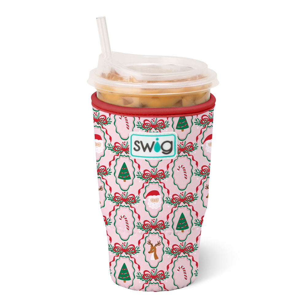 COOLIE ICED CUP HOLIDAY LARGE KOOZIE (Different Patterns)