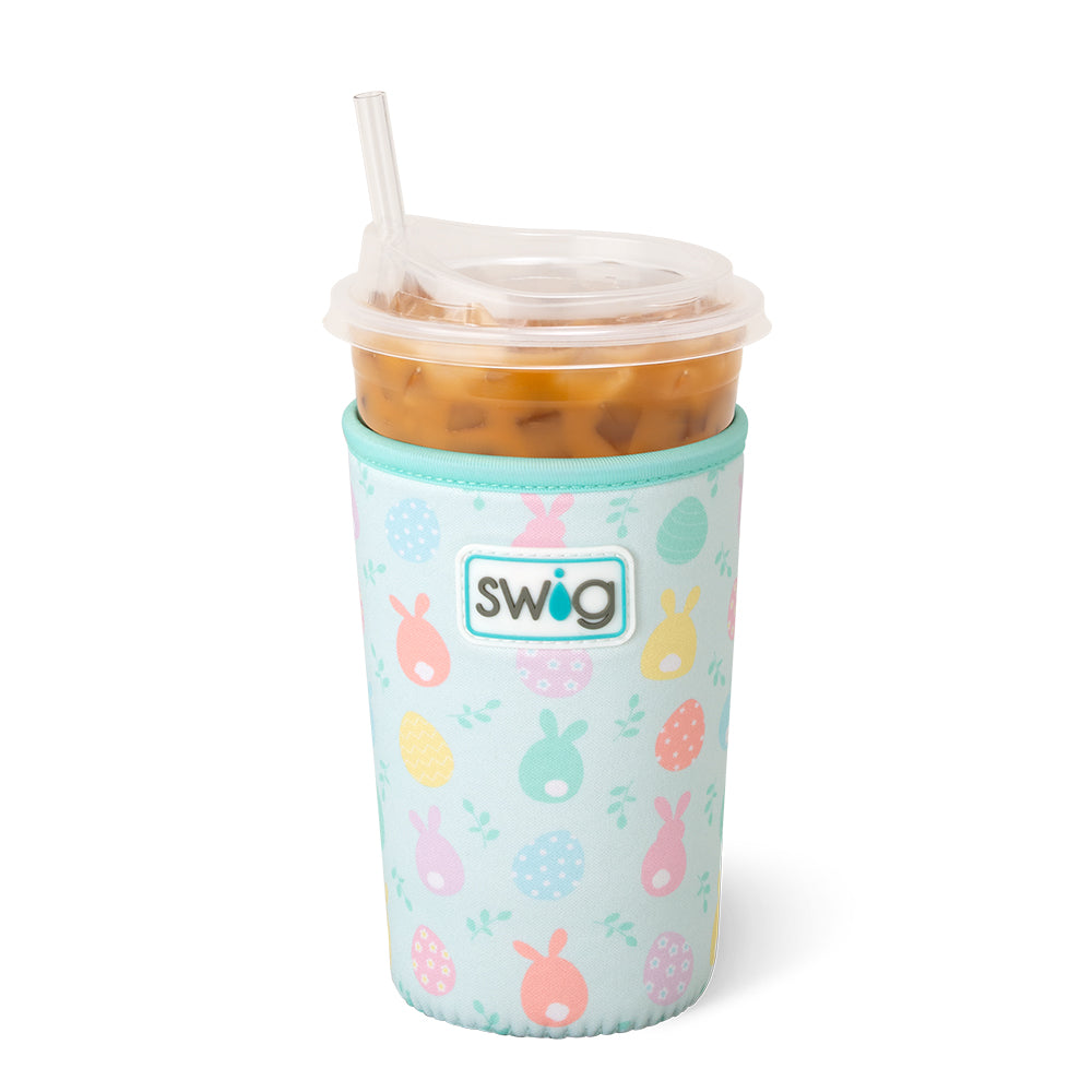 COOLIE ICED CUP HOLIDAY MEDIUM KOOZIE (Multiple Patterns)