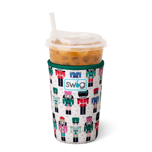 COOLIE ICED CUP HOLIDAY MEDIUM KOOZIE (Multiple Patterns)