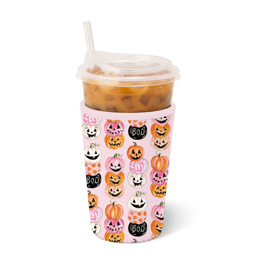 Swig Coolie Iced Cup Pumpkin Stacks MEDIUM KOOZIE