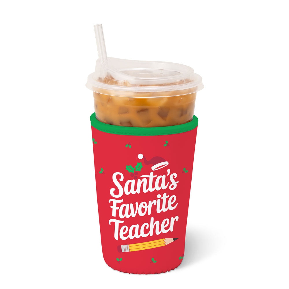 COOLIE ICED CUP HOLIDAY MEDIUM KOOZIE (Multiple Patterns)