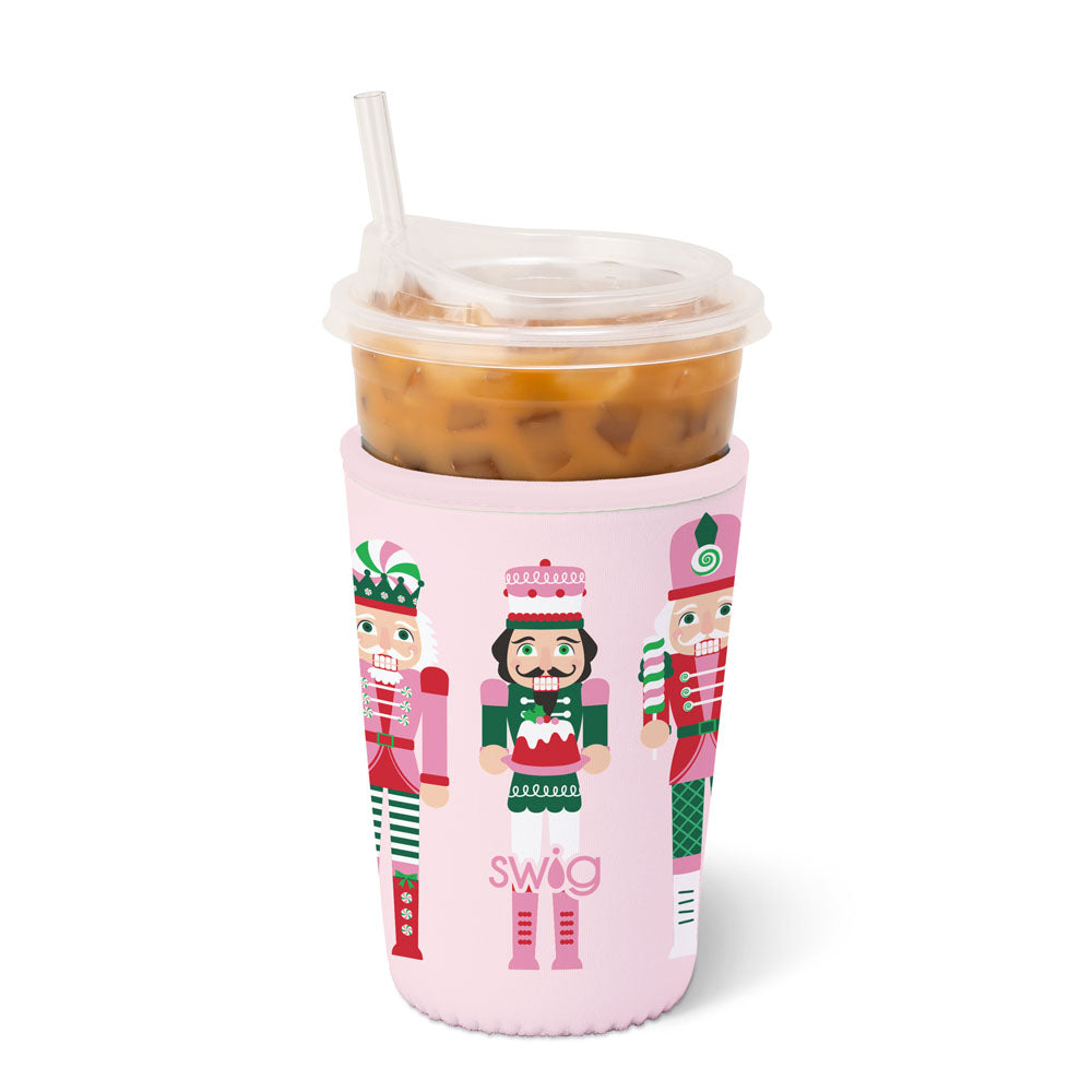 COOLIE ICED CUP HOLIDAY MEDIUM KOOZIE (Multiple Patterns)