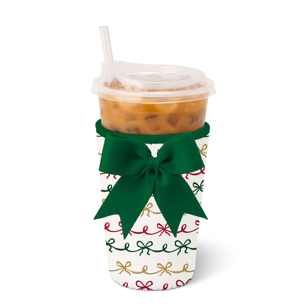 COOLIE ICED CUP HOLIDAY MEDIUM KOOZIE (Multiple Patterns)