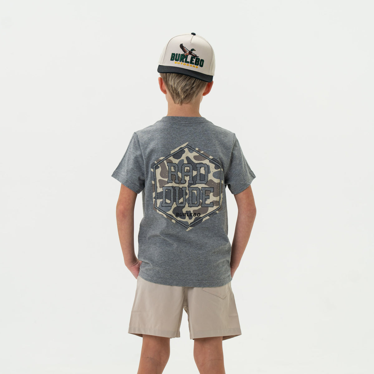 BURLEBO TEE YOUTH Short Sleeve GRAPHIC | Grey