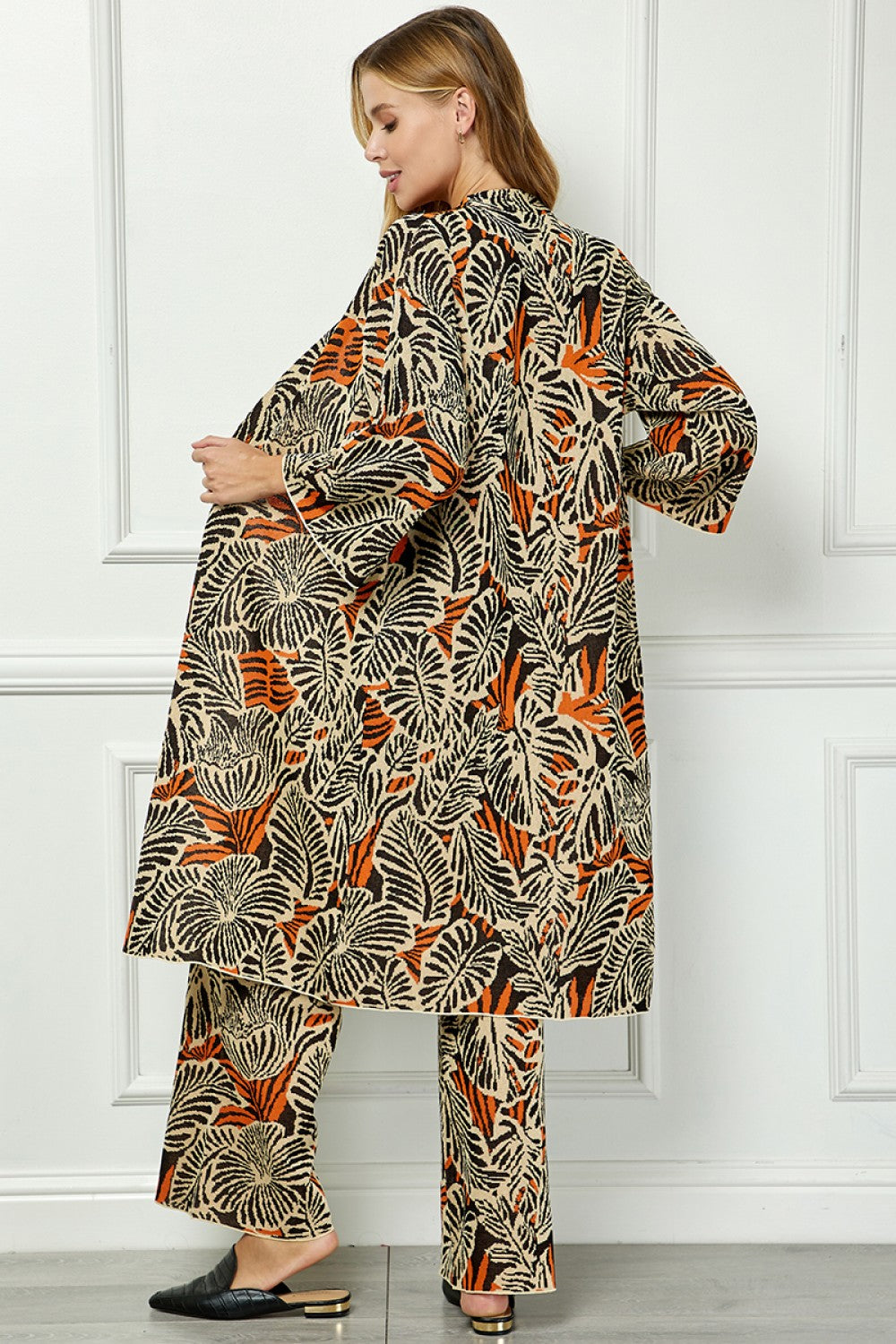 SWEATER CARDIGAN JACQUARD