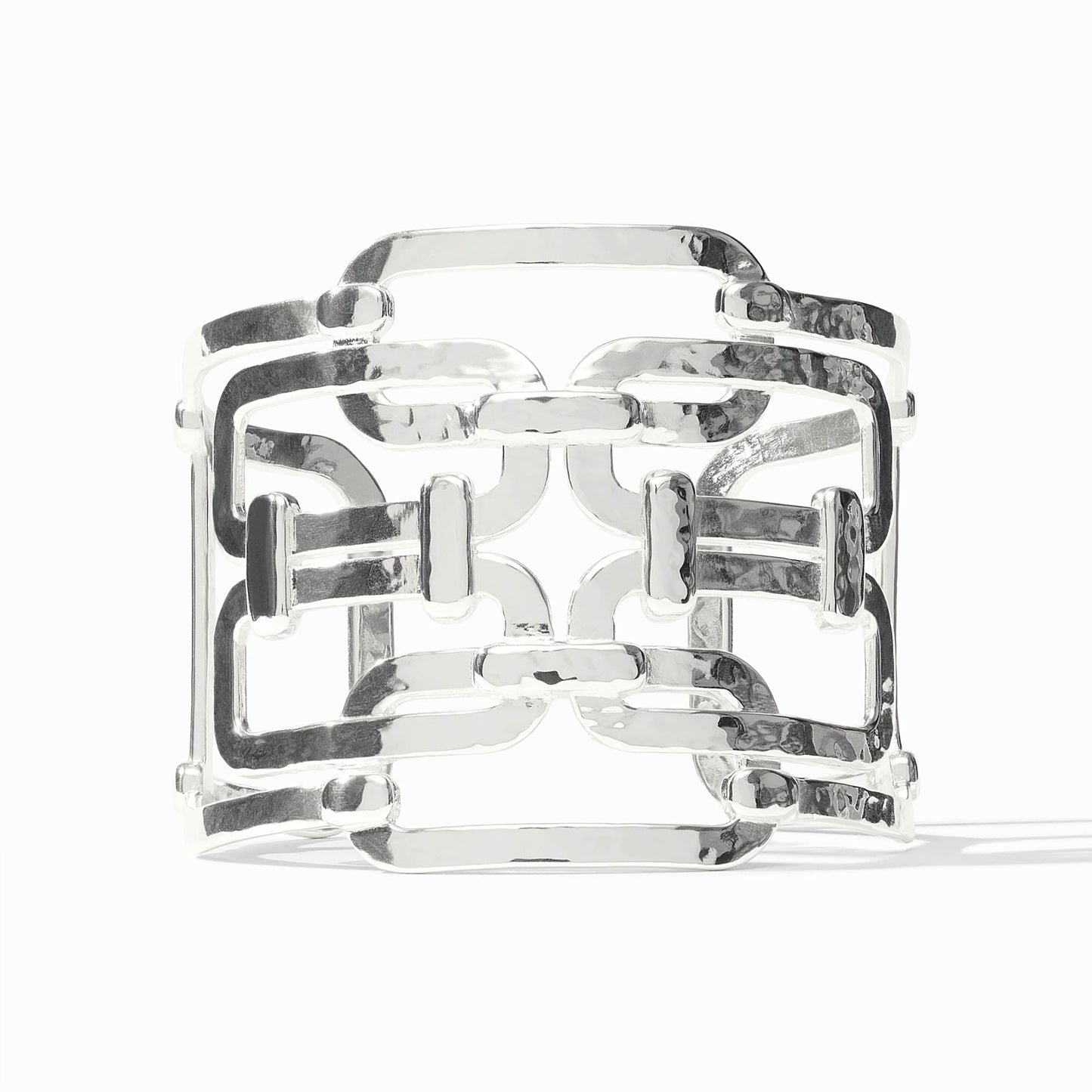Sahara Statement Cuff Bracelet Silver OS