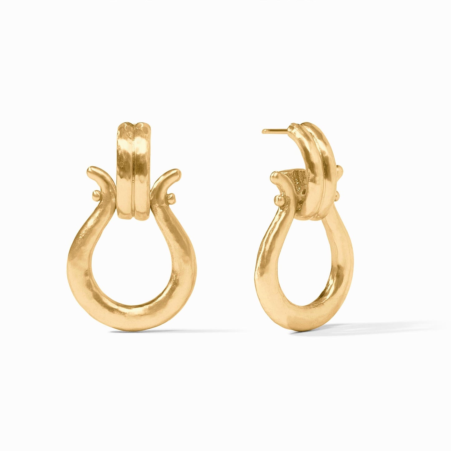 Saratoga Doorknocker Earring Gold