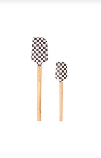 Tartan Red Spatula Set of 2