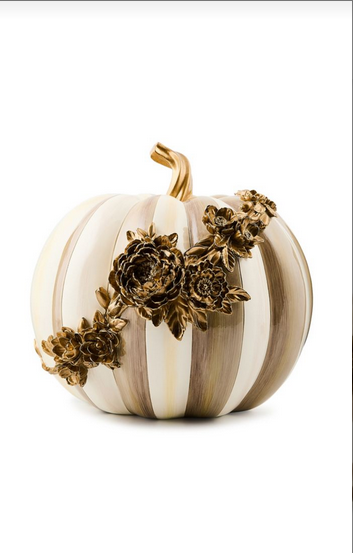 FLORAL GARLAND PUMPKIN (2 styles)