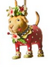 MINI DOG ORNAMENT PATIENCE BREWSTER