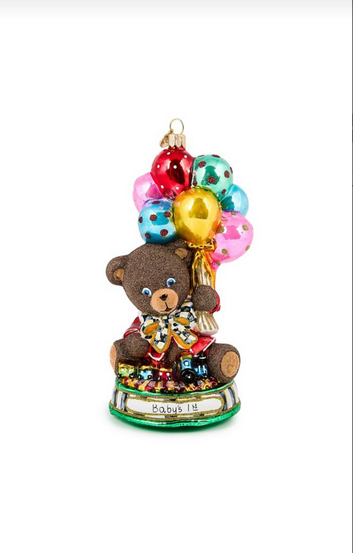 Ornament Baby's First Balloon Glass