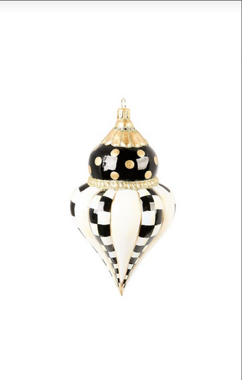 Ornament Courtly Noel Drop Glass