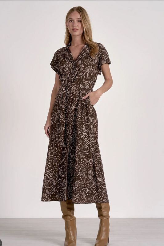 Dress Midi Button Down