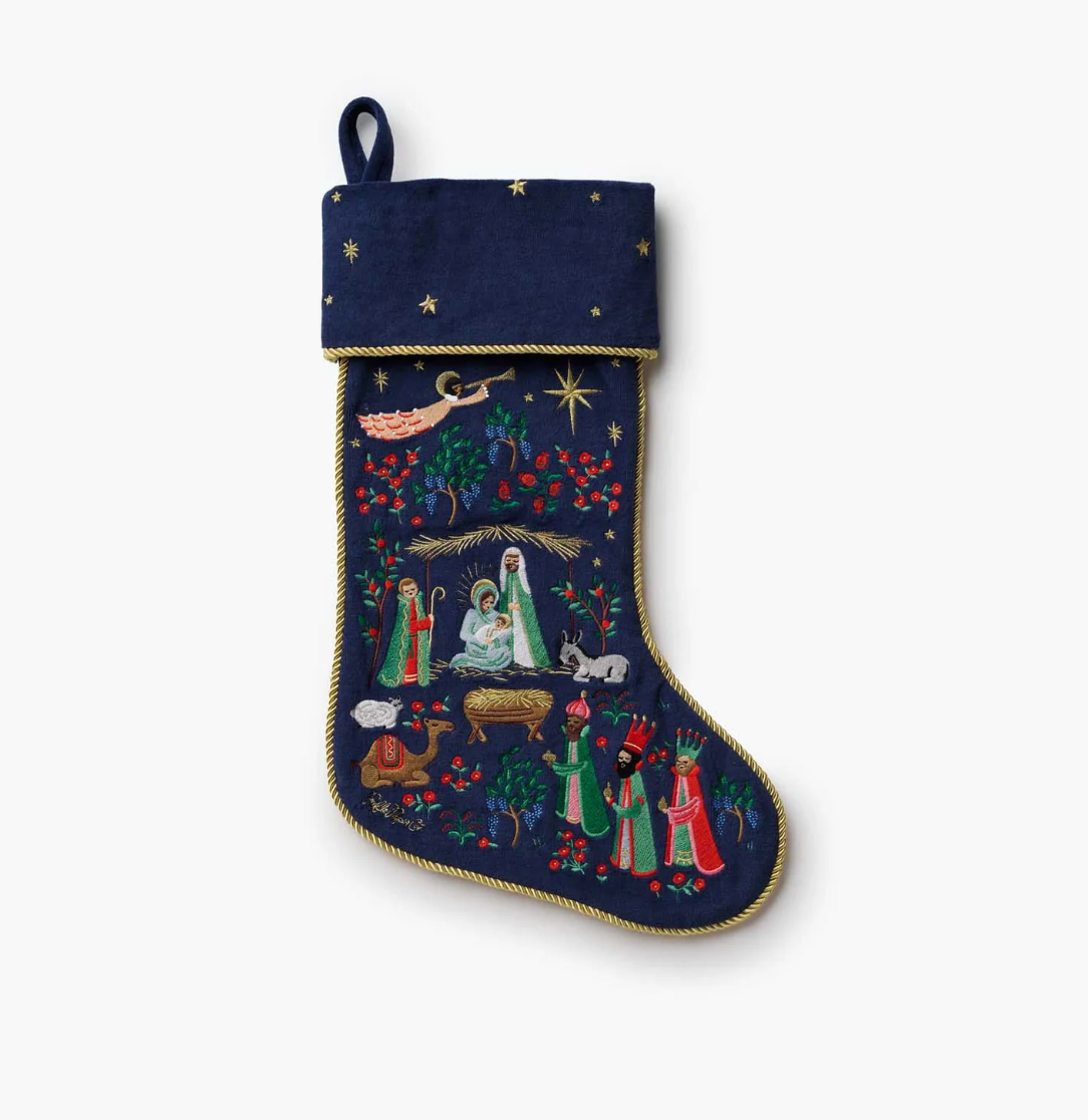 Nativity stocking