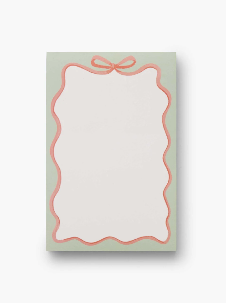 ribbon notepad