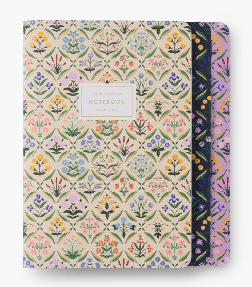 Rifle Paper Notebook Stitched Set 3PC