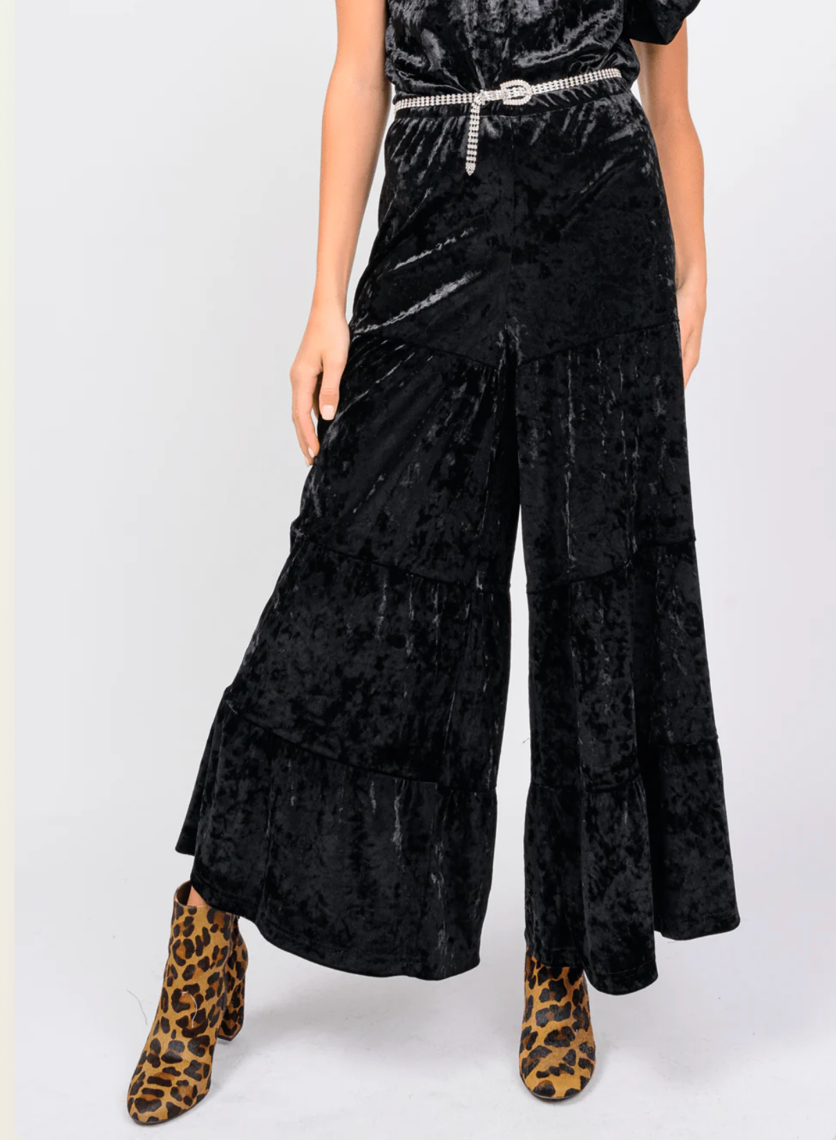 black velvet pants