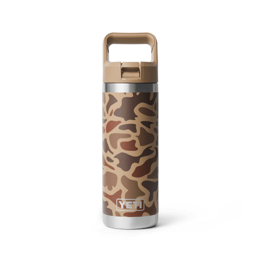 Rambler 18oz Water Bottle WITH COLOR-MATCHED STRAW CAP