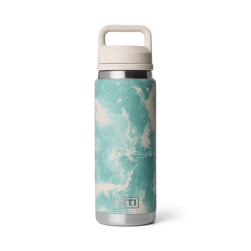 Yeti Rambler Water Bottle Sea View WITH COLOR-MATCHED CHUG CAP