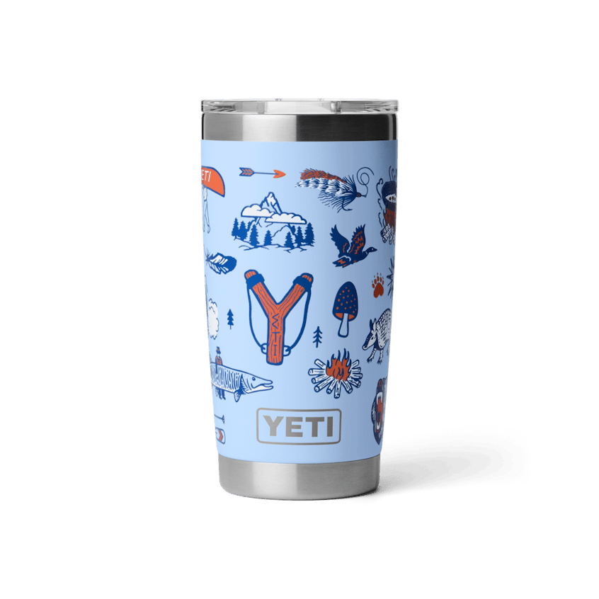 RAMBLER 20OZ TUMBLER Big Sky Summer Camp MAGSLIDER LID