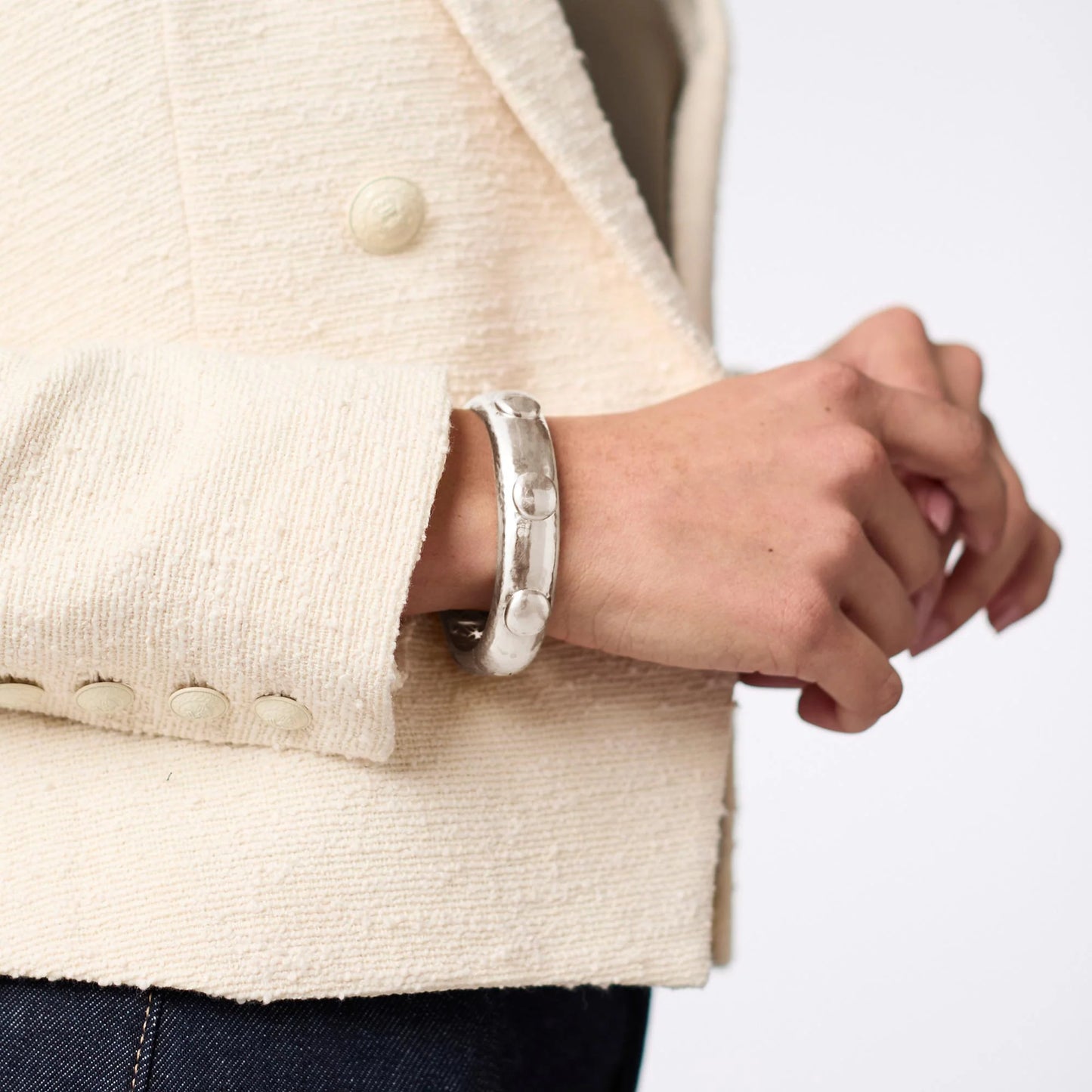 Solara Hinge Bracelet Gold