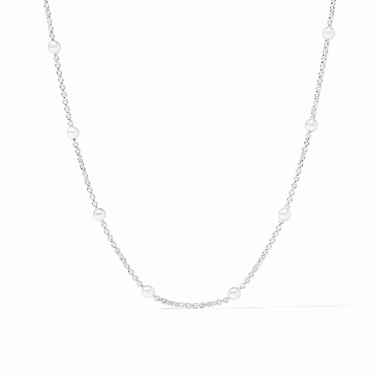 solara delicate necklace silver